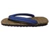 Geta Radial Crow Gepolstert Hergestellt in Blau L [Edoten] Sandalen, Sohle, Bambus, Riemen, Japan, Denim,