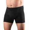 Conni Kalven Boxer Briefs Boxer Briefs for Urinary Incontinence and Light Incontinence Urine Stain Relief Men's (4XL, Black) - Men's Underwear,