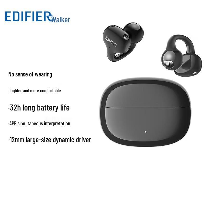 Edifier Comfo Clip Q AI Translation Open-Back Ear-Clip Bluetooth Earphones