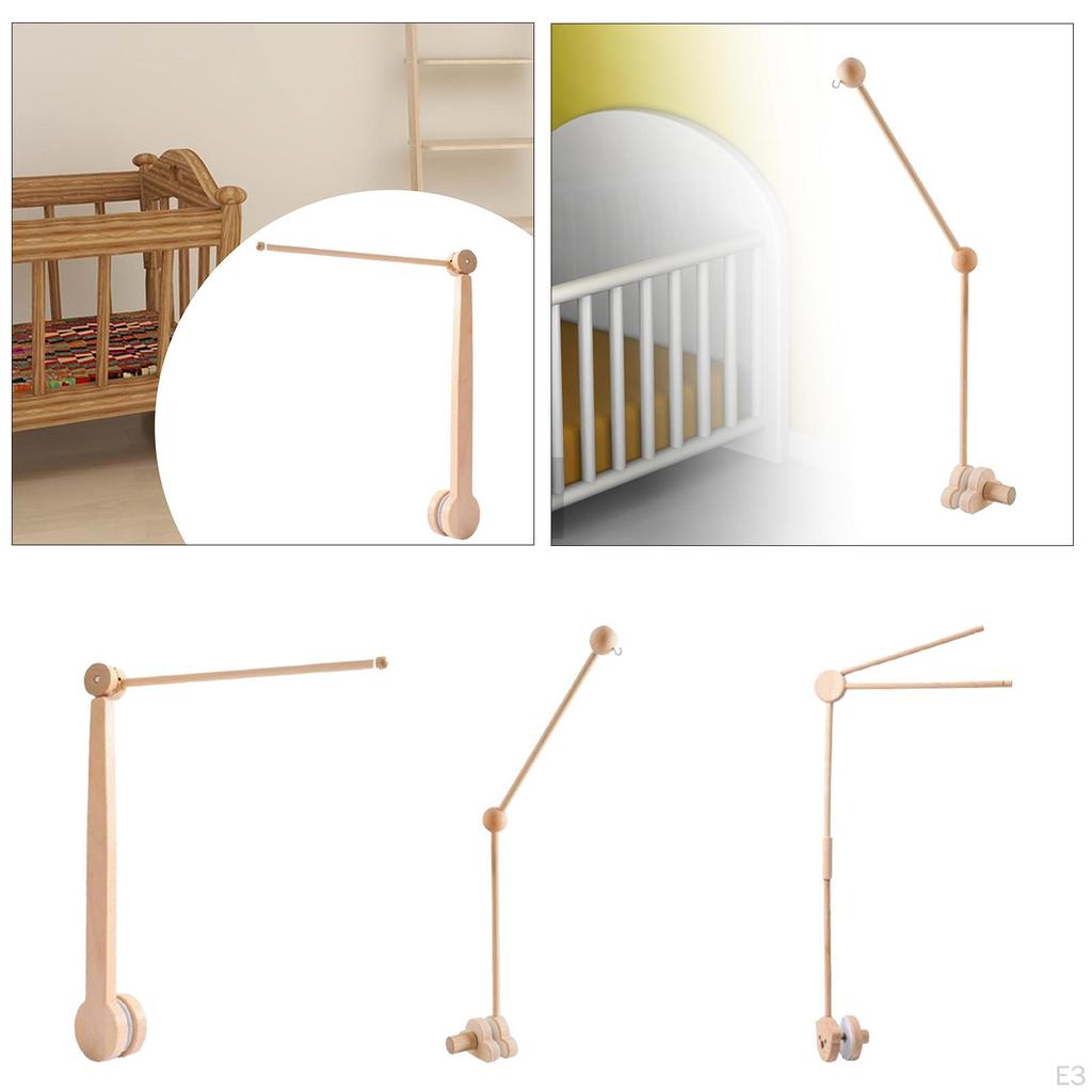 Baby Crib Mobile Arm Attachment Nursery Decor Hanging Toy Holder