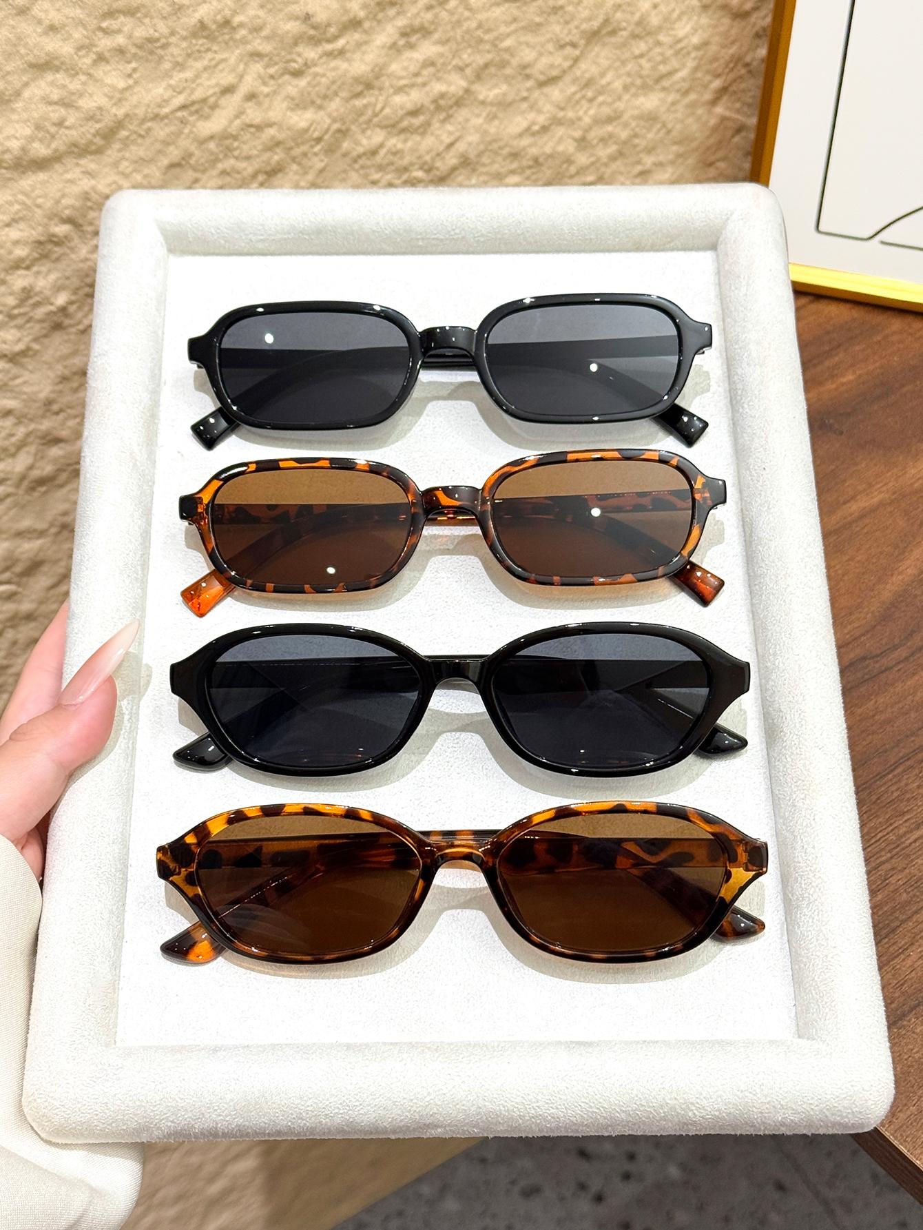 

4Pcs Women s Sunglasses, Versatile Design, Fashionable Accessories for Beach Vacations, Street Photography, and Travel Photograp