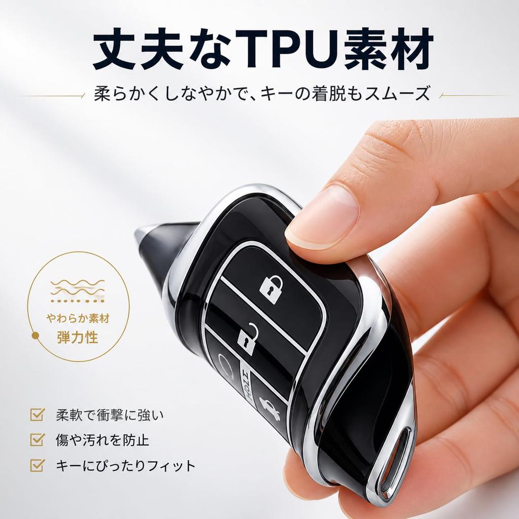 Key Case Key Cover Compatible with Honda New N-BOX N-BOX