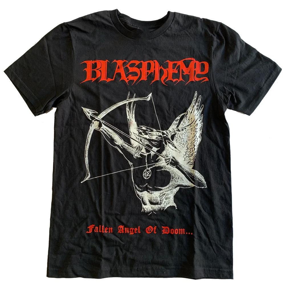 T-Shirt BLASPHEMY Band Fallen Angel of Doom Black Men Unisex T-Shirt S