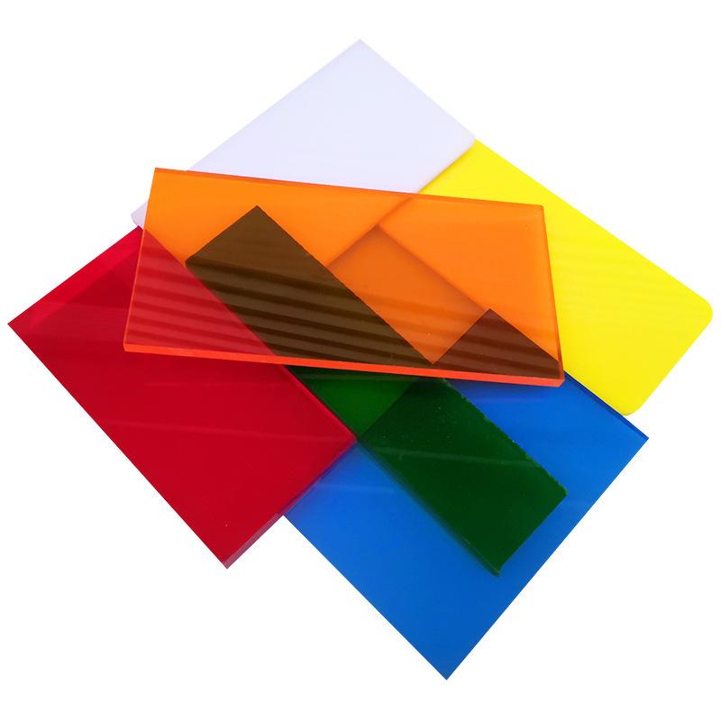 Colored Transparent Acrylic Sheet: Organic Glass Board for Laser Cutting
