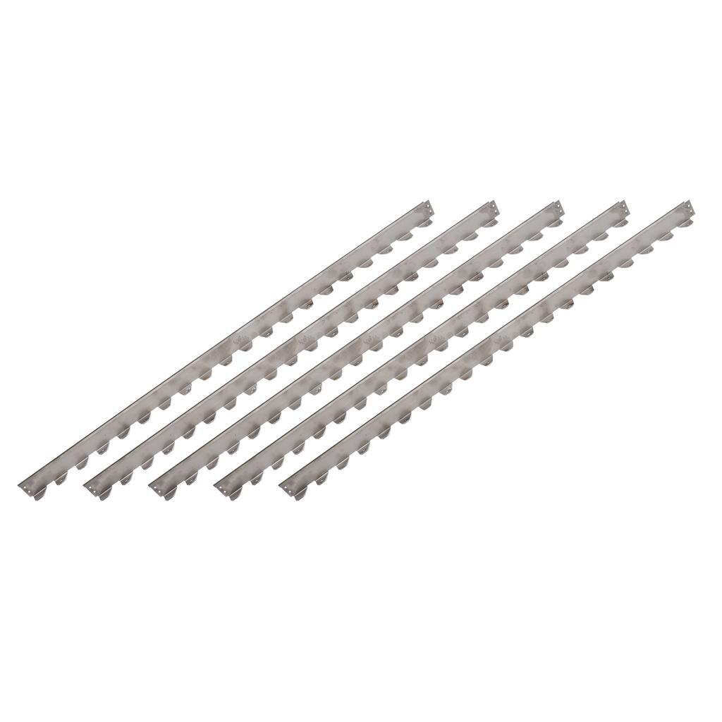 10Pcs Garden Edging Border 201 Stainless Steel Landscape Edging Kit for Flower Grass Yard