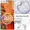 Glowing Merry Christmas LED Suction Cup String Lights for 2025 Holiday Window Display