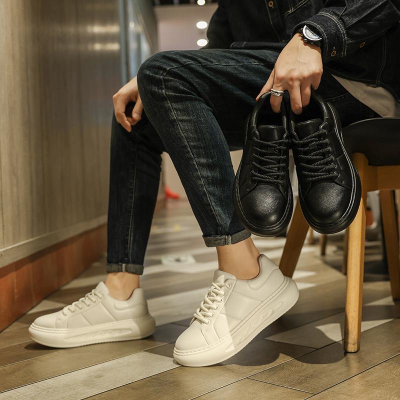 Fashion Leather Shoes For Man Genuine Leather Casual Shoes Fashion Business Oxford Shoes High Quality Designer Work Shoes