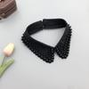 Beading Fake Collar Women Elegant Diamond Detachable Collars for Women False Shawl Shoulder Wrap Lapel False Collars Woman Tie