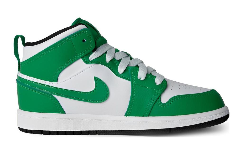 Jordan Kids Air Jordan 1 Mid "Lucky Green" Sneakers DQ8424-301