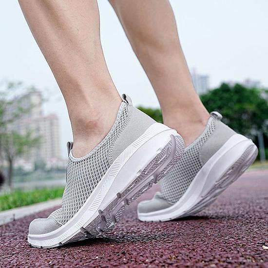 Pánské jednodílné síťované boty s jarními a letními nízkými rukávy, perforované a prodyšné sportovní boty, lehké a ležérní boty