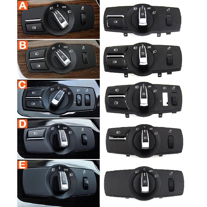 Headlight Switch Button Light Control Panel Fog Light Switch For BMW 5 6 7 Series X3 X4 F02 F10 F18 F07 F06 F25 F26 61319192744