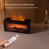 Cozy Ambiance Electric Fireplace Humidifier- Realistic Flame Effect & Adjustable Atmosphere Lighting for Creative Office Decor