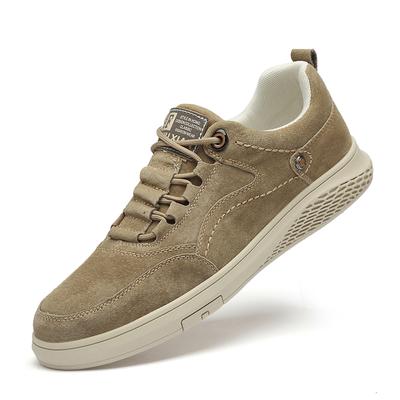 Luxury Men Casual Shoes Pig Skin Flat Men Sneakers Genuine Leather Business Running Shoes for Men Autumn 2025 New Tennis Shoes