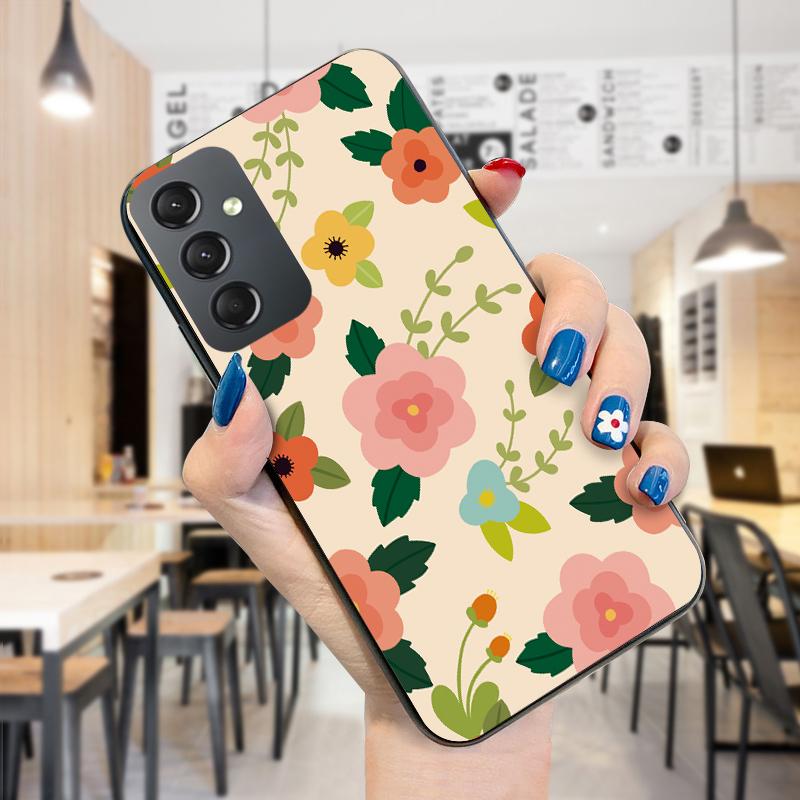 Painted Pattern Phone Case Shockproof Soft Silicone TPU Protective Phone Casing for Samsung Cover