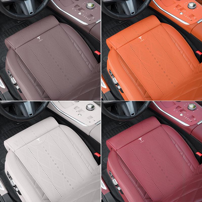 Autostoel Verlengstuk Beensteun Nappa Leer Beensteun Stoelmat Voor Tesla Model 3 Y S X Cybertruck Juguete Roadster Coil Bonina