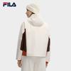 Fila Original Fashion Retro Minimalist Casual Sports Versatile Soft Comfortable Two-Piece Set Down Jacket Women Outerwear Cloud-White F11W549913FWT