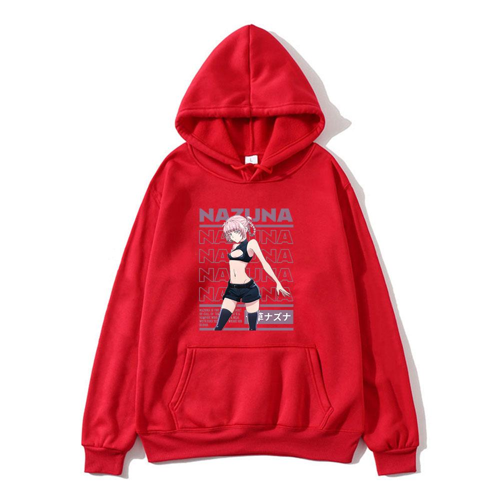 Anime Hoodies Call of The Night Yofukashi No Uta Print Unisex Women Fashion Oversized Sweatshirts Hoodie Harajuku Pullover Clothing