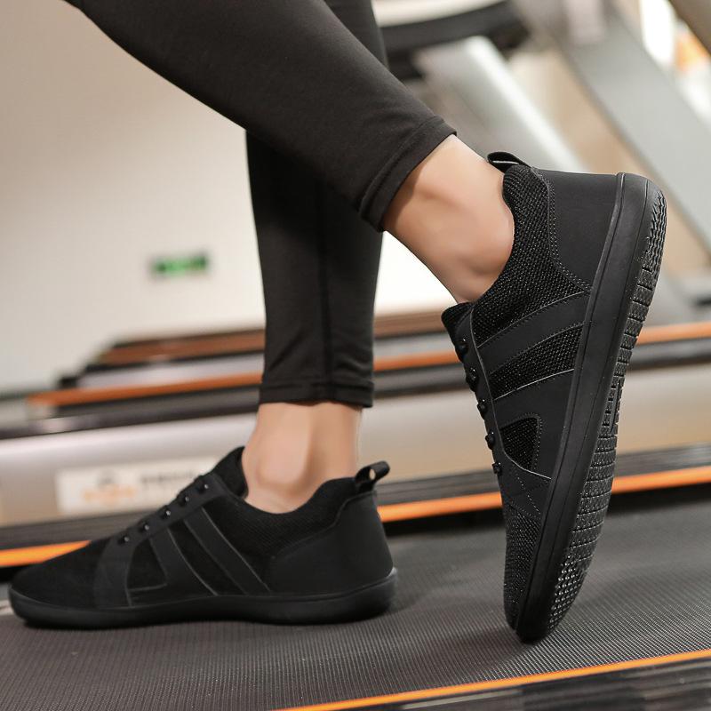 Fashion Breathable Mesh Casual Sneakers Wide Toe Barefoot Shoes for Man Minimalist Walking Sneakers Lightweight Soft Sole Jogging Shoes