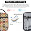 Abstract Flowers Orla Kiely Portable Lunch Box Leakproof Scandinavian Style Thermal Cooler Food Insulated Lunch Bag Kids School