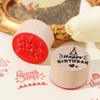 Decor Drawing Supplies Wooden Rubber Stamp Blessing Greeting Words Scrapbooking Letter Stamp