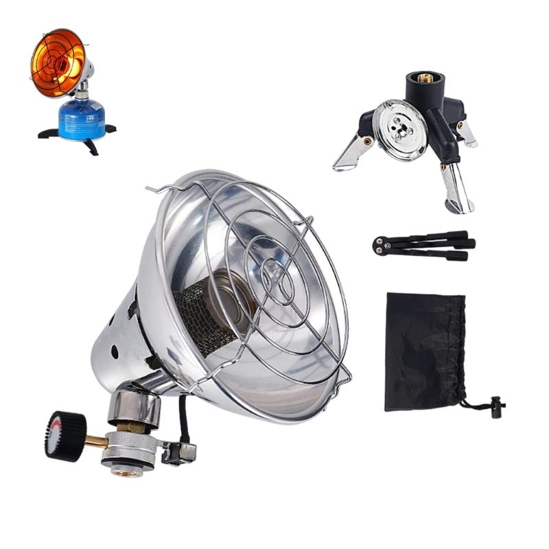 

Compacts Portables Outdoor Heaters For Camping Hiking Backpacking Fast Heating With Safety Multifunctional Use 1 серебряный