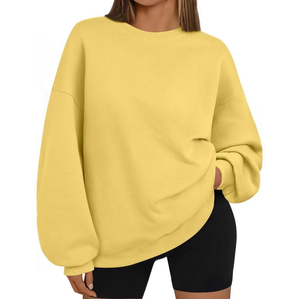Women's Solid-color Fashionable Long-sleeved Top