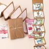 9 Blatt/Set Aquarellmalset, Dickes Aquarell-Faltaufbewahrungsbuch Mit Einem Stift, Feiertags-Geburtstagsgeschenk, Partygeschenk