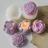 DIY Crafts and Handmade Soap Making Mold Flexible Flower Shape Candle Silicone Molds For DIY Crafts And Home Decoration