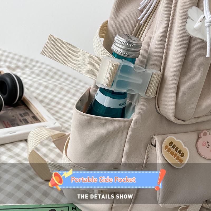 Cartoon Bear Backpack Cute Student Backpack Computer Bag