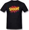 Spoon! Essential Men's Basic Short Sleeve T-Shirt Funny Graphic R302 T-Shirts EUR Size