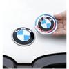 2025 NUOVO Logo Anniversario 50H BMW Copricofano Anteriore Emblema 81mm Emblema Posteriore 72mm Coprimozzo 56mm Adesivo Volante 46mm
