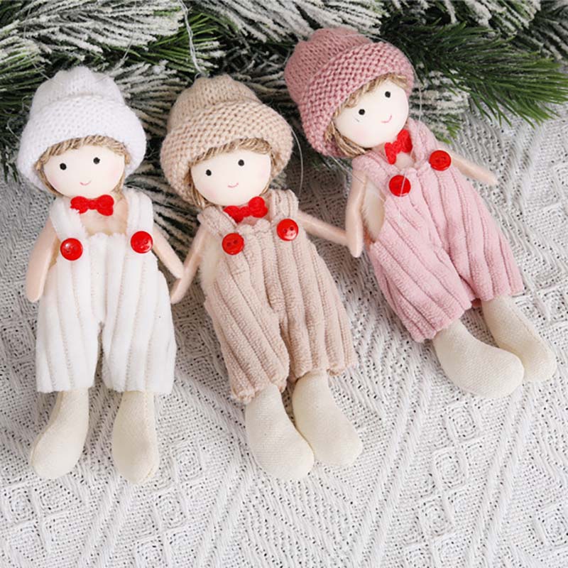 WTEMPO Christmas Pendants Cute Christmas Tree Ornaments Holiday Decor for Xmas New Year Party Home Decoration Decorative Hanging Pendents