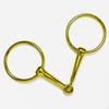Horse Mouth Bit Snaffle Sturdy Easy To Install Carbon Steel Simply Broken O Rings Equestrian