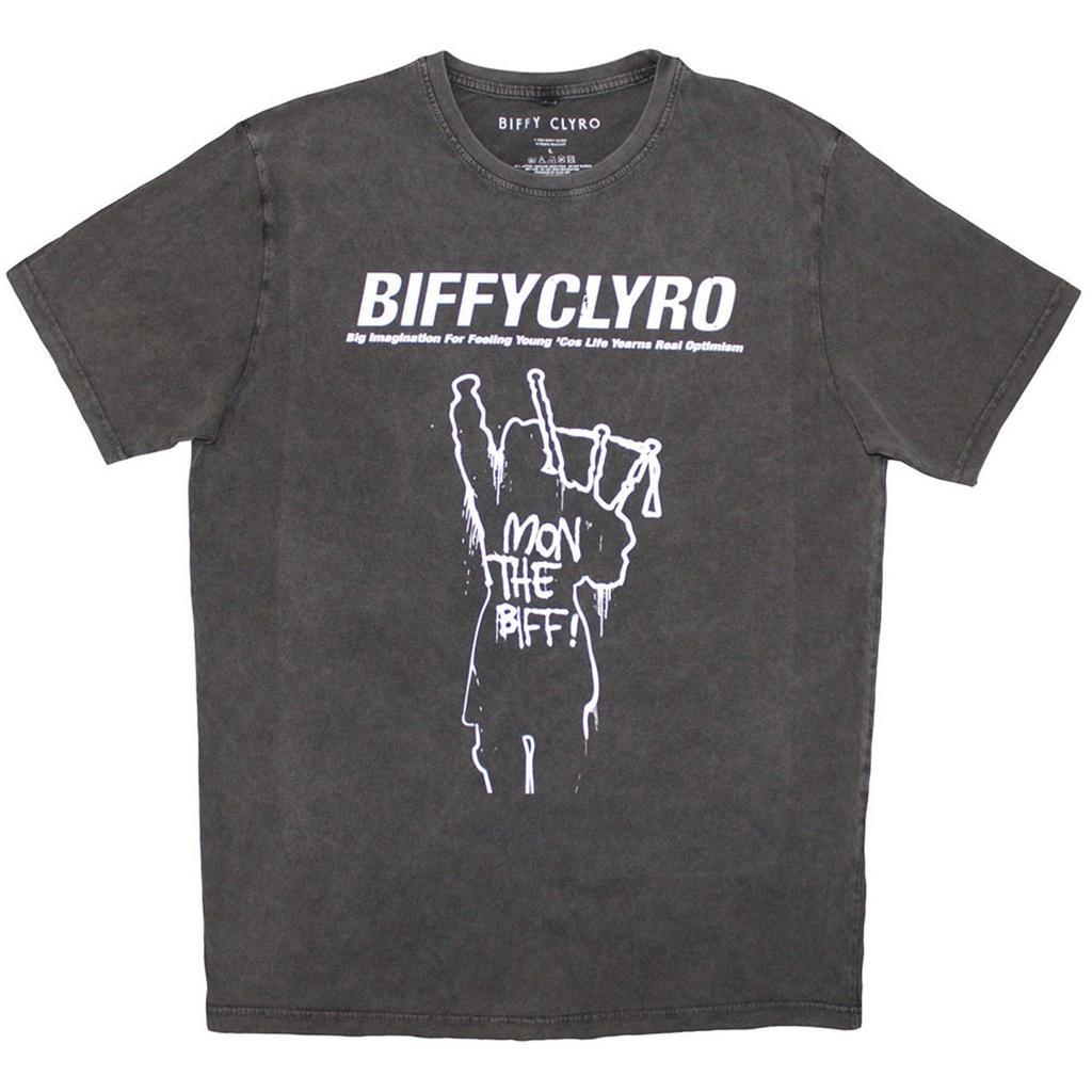 Biffy Clyro Big Imagination T-Shirt Unisex Grey Officially Licensed Merch