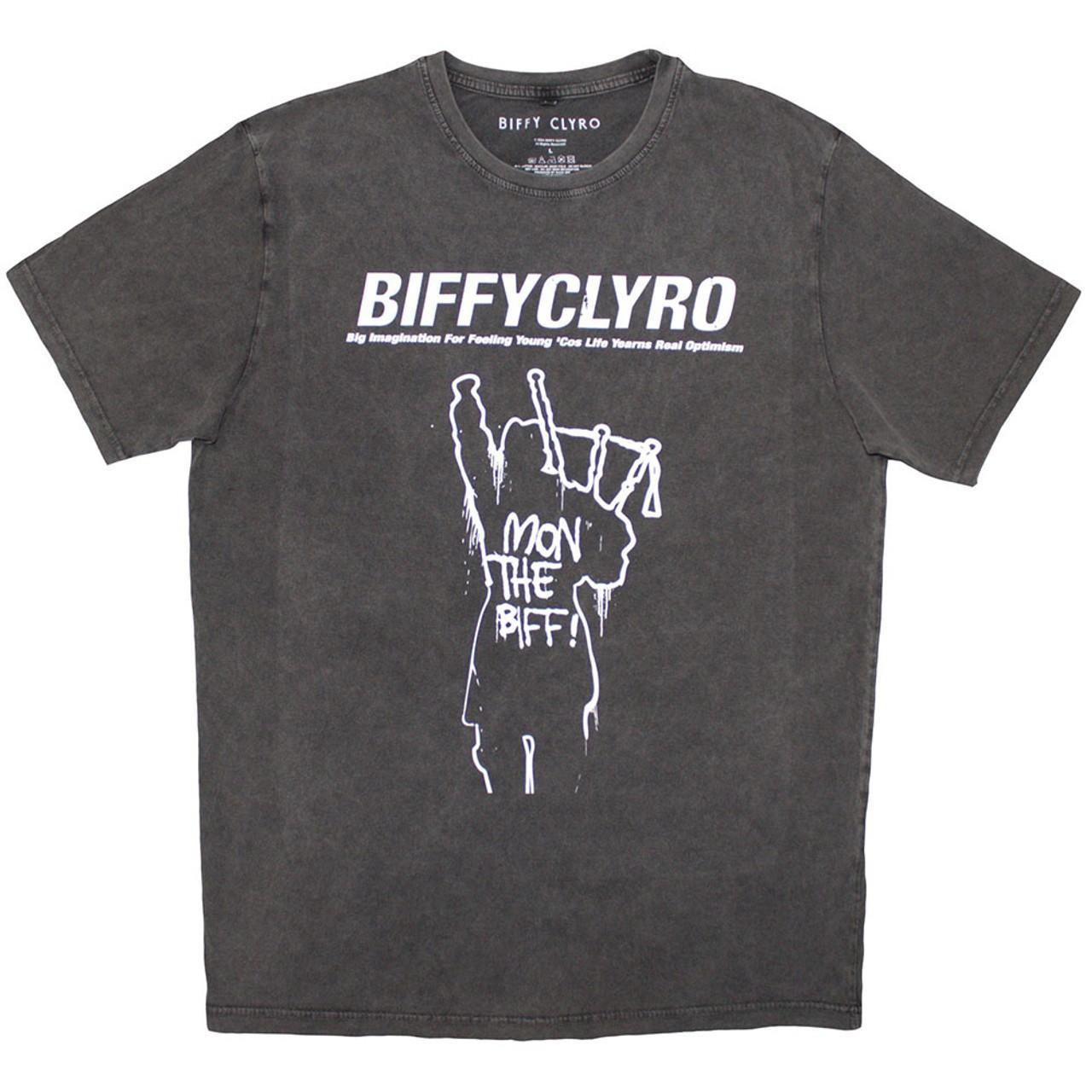 Biffy Clyro Big Imagination T-Shirt Unisex Grey Officially Licensed Merch XXXL