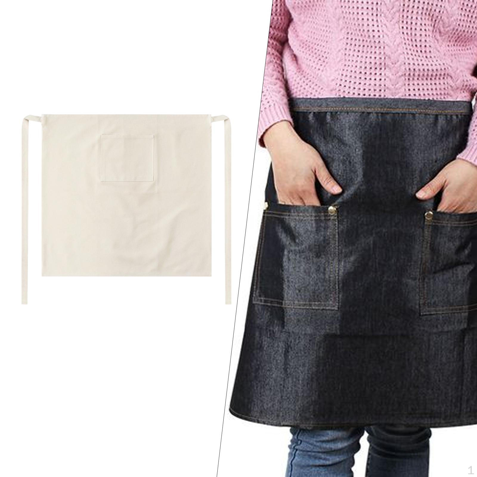 

Стильный фартук для профессиональных официантов и поваров бежевый