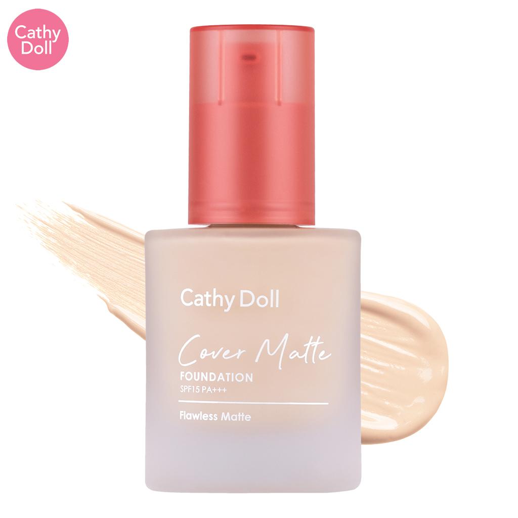

Cathy Doll Cover Matte Foundation SPF15 PA+++ 30 мл - Тайская косметика 03 Medium Beige