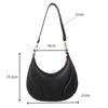 MODE Hochwertige Leder Umhängetaschen für Frauen Einfache Crossbody Handtasche Retro Einfarbig Satteltasche Damen Bolsas Para Mujeres