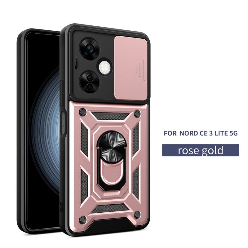 Für OnePlus Nord N30 5G Hülle Slide Camera Lens Armor Protect Coque Für One Plus Nord N30 N 30 Magnethalterring Rückseite
