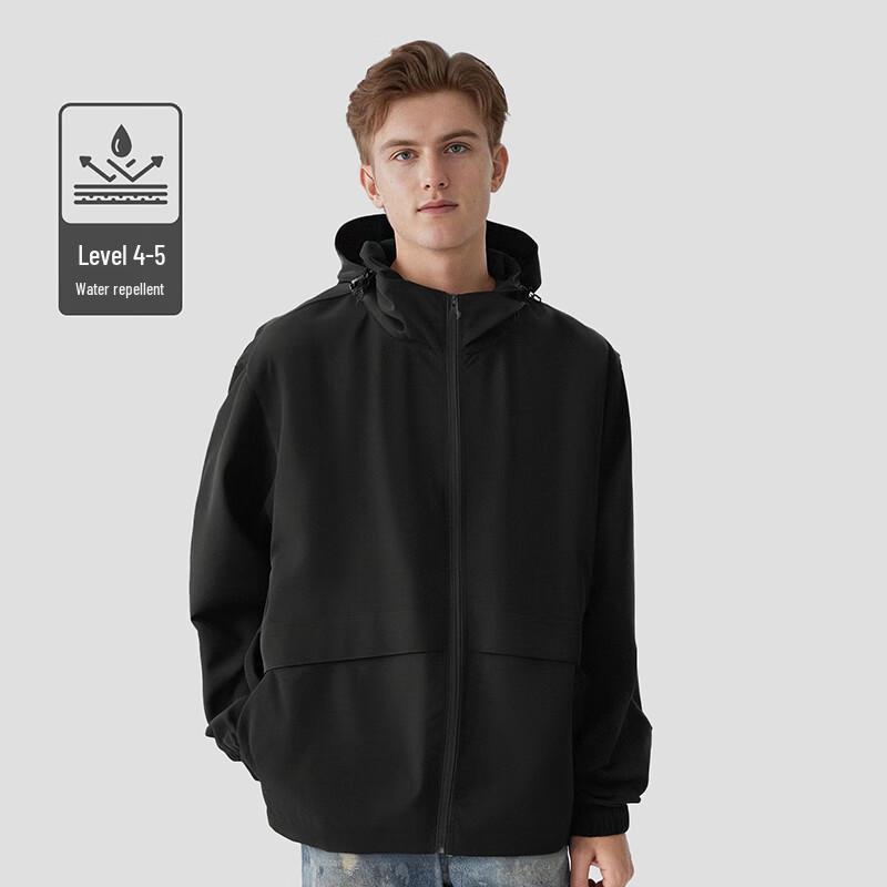 Mark Fairwhale Men's Windproof Waterproof Hooded Jacket