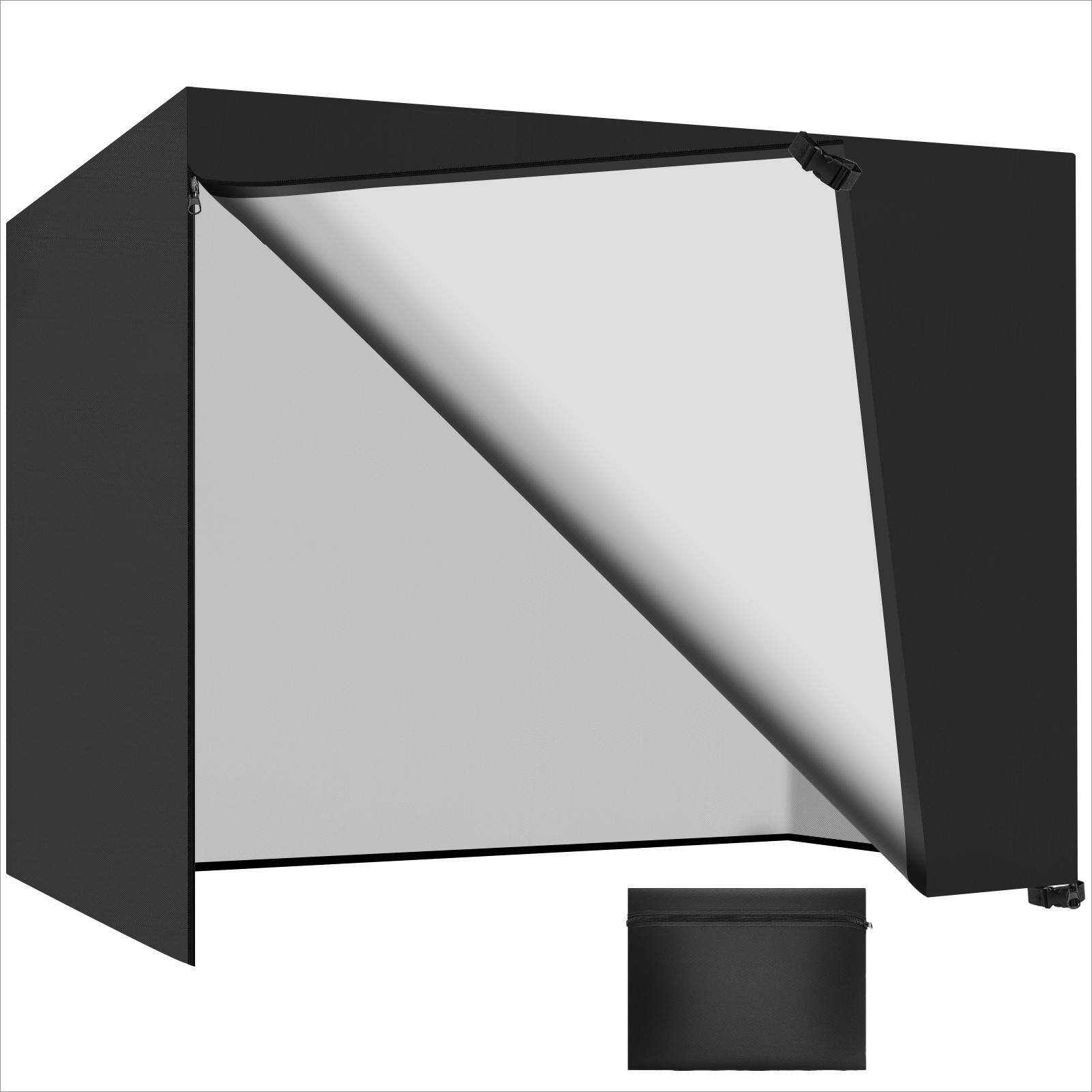 

3 Seater Garden Swing Covers Waterproof Heavy Duty 210D Oxford Outdoor Swinging Chair Cover Patio Garden Hammock Cover with Zips 215x125x170CM чёрный