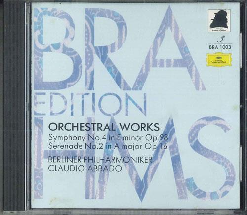 

CD CLAUDIO ABBADO - Orchestral Works3 BRA1003 POLYGLAM Japan Classical Used