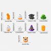 20pcs Mini Ghost Halloween Resin Figures Miniature Animals for Garden Dollhouse Landscape Decoration