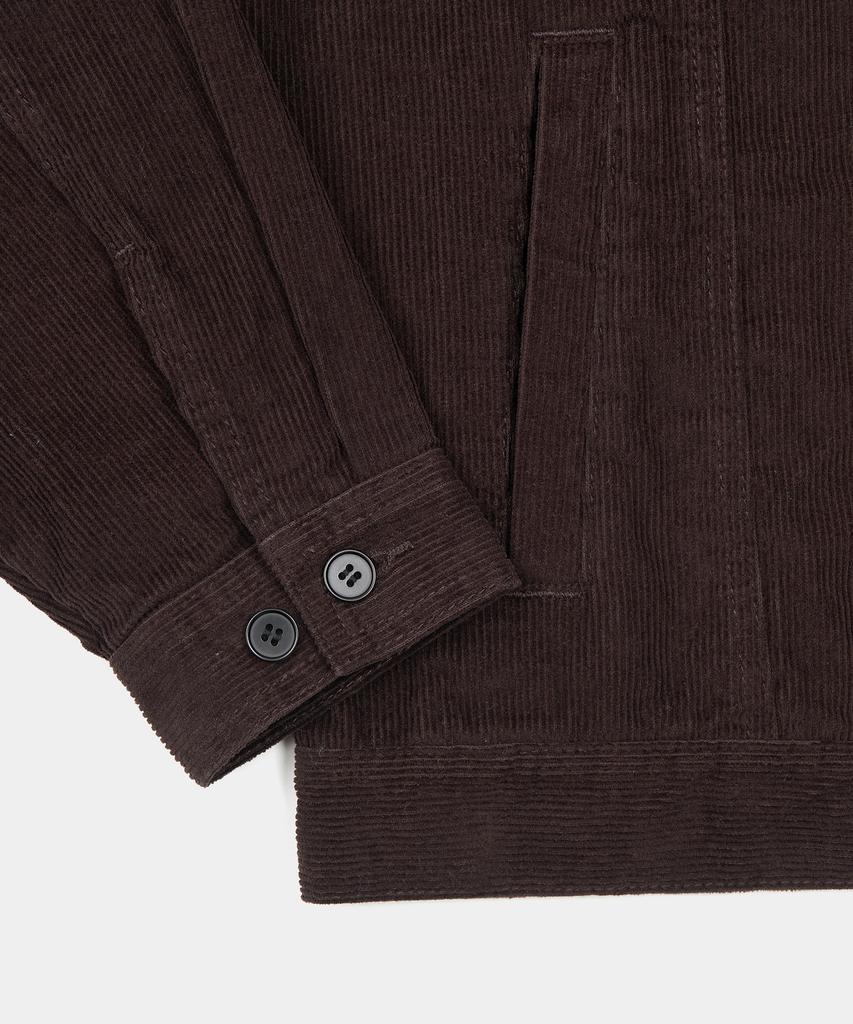 Excontainer Corduroy Trucker Jacket (Brown)
