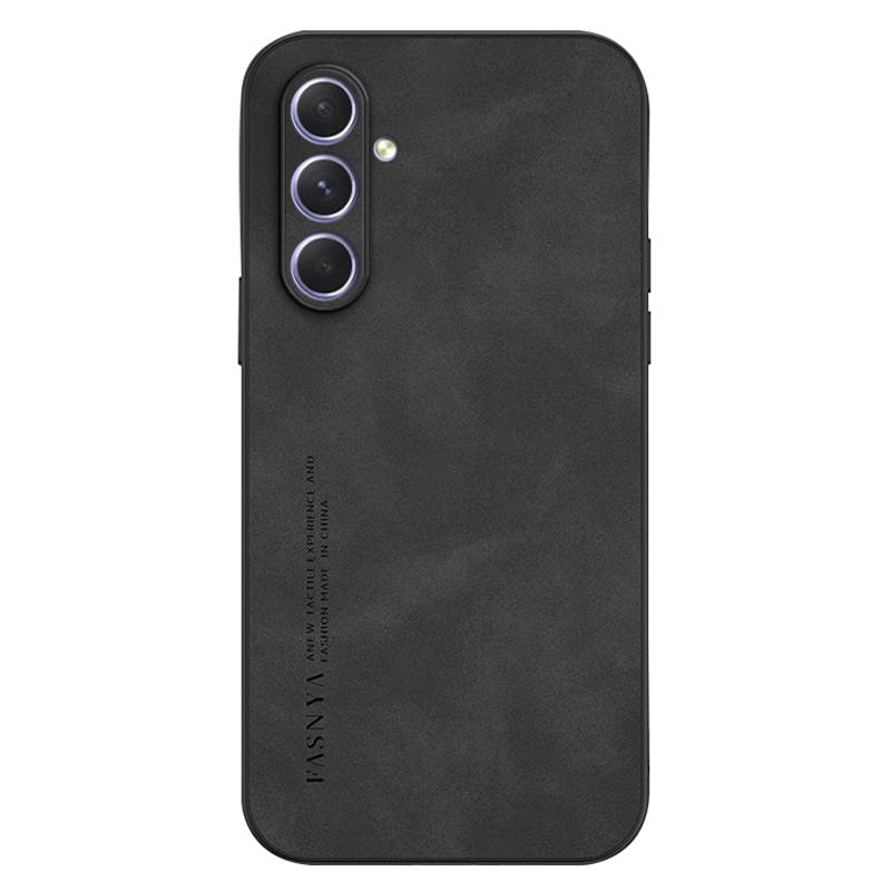 For Samsung Galaxy A24 4G (162.1 X 77.6 X 8.3mm) Case Anti-Drop PU+TPU Slim Phone Cover