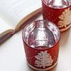 Christmas Empty Glass Jars for Candles Wholesale New Year Candle Jar Red Tealight Candle Holders