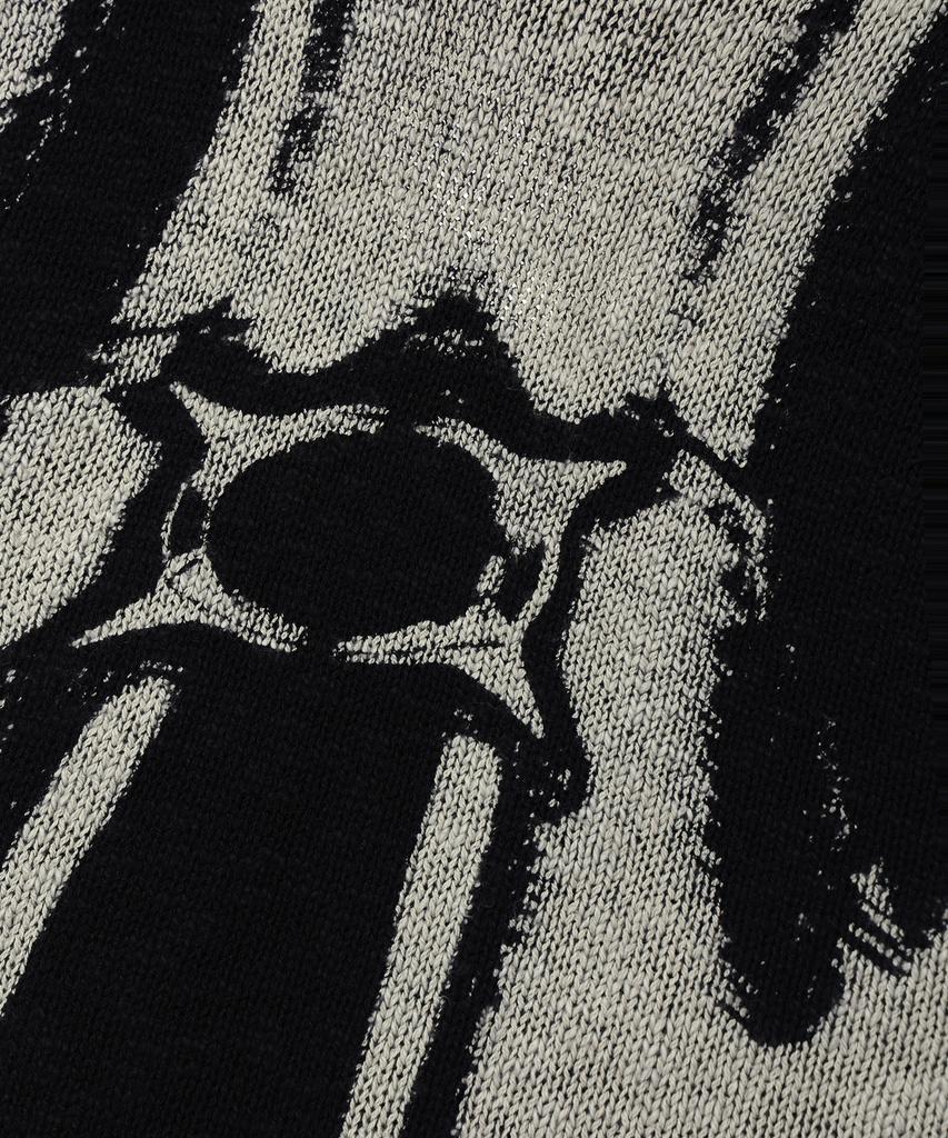 CRITIC Vintage Wormhole Long Sleeve Knit Black