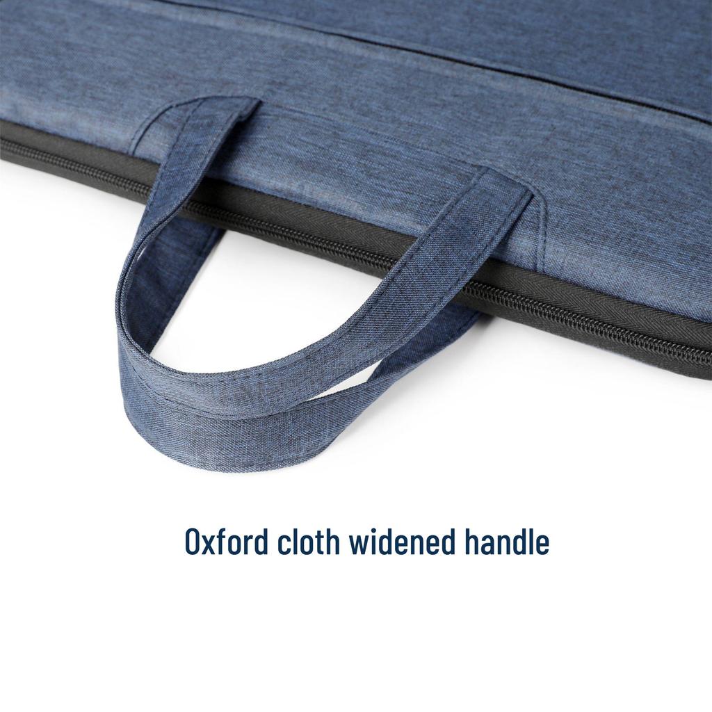 Herren Business-Aktentasche mit Logo - Kostenloser Versand, Dokumententasche aus Oxford-Stoff mit Reißverschluss