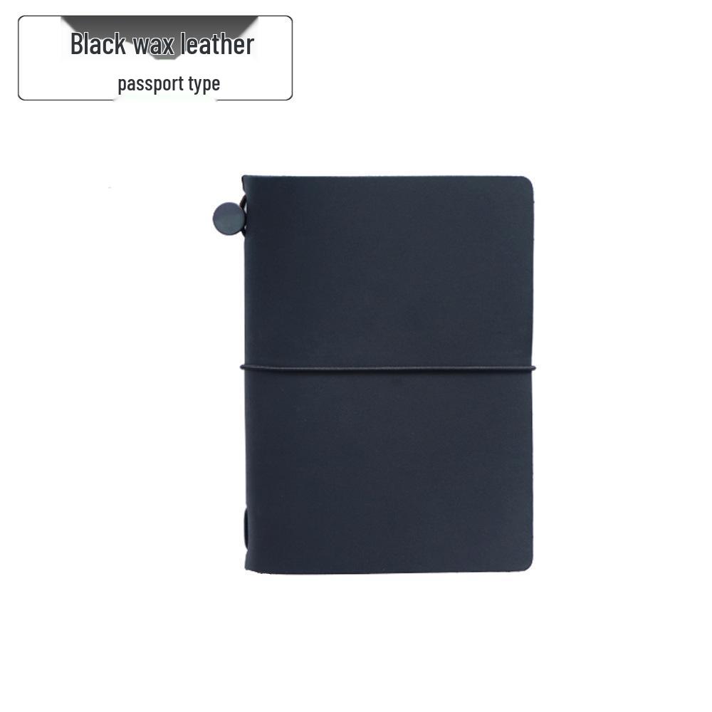 Vintage Cowhide Handmade Travel Journal - European Retro Notebook Diary