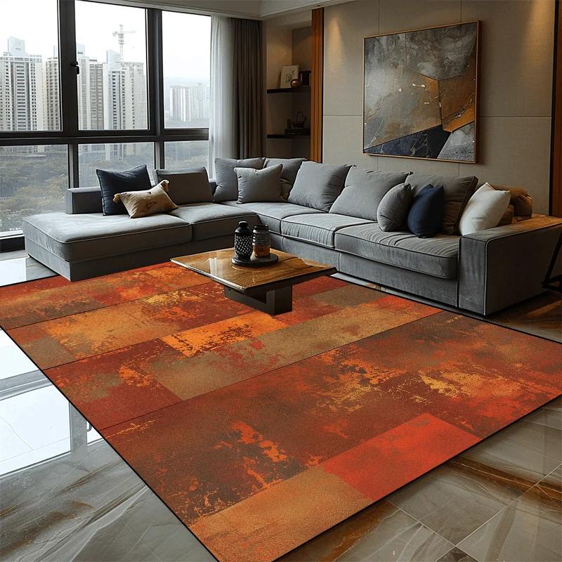 Abstract Art Elastic Carpets for Living Room Sofas Decoration Bedroom Carpet Non Slip Floor Mat Splashing Ink Large Area Rugs